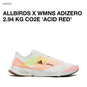 Brand New Adidas Allbirds 2.94 CO very light shoes